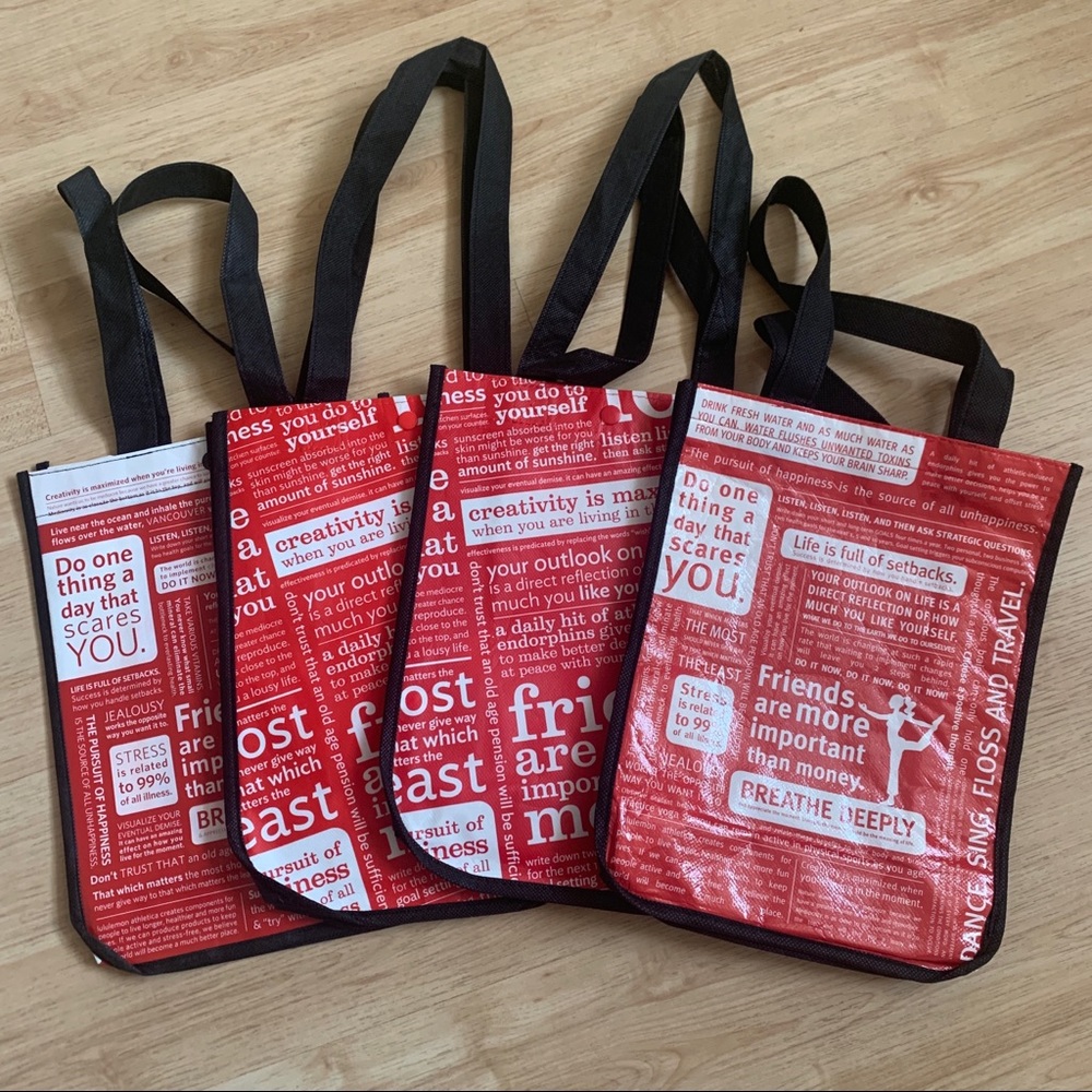 Lululemon reusable shopping bags (4)